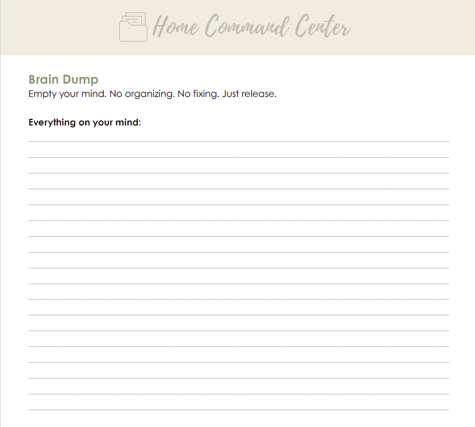 Heart of Home: A Simple System for Overwhelmed Moms